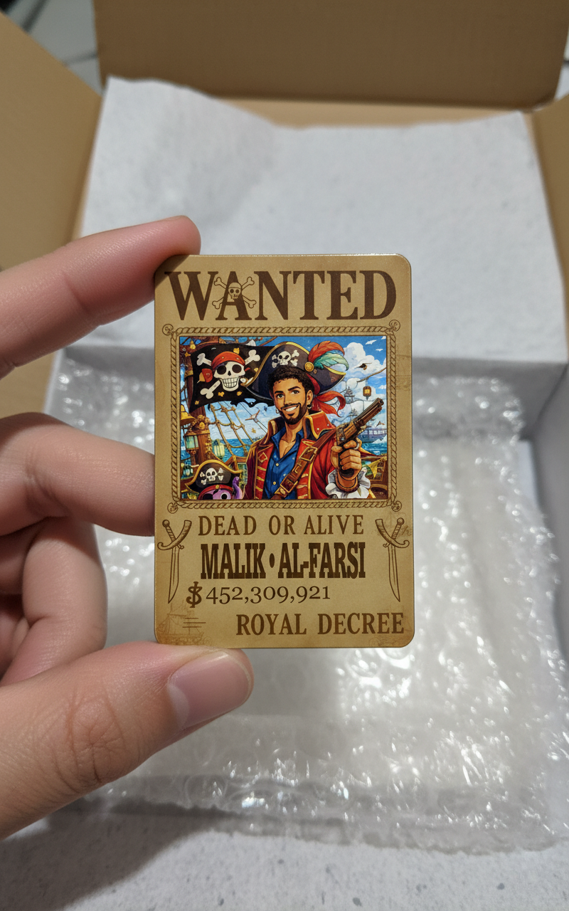 Amira's wanted poster gift