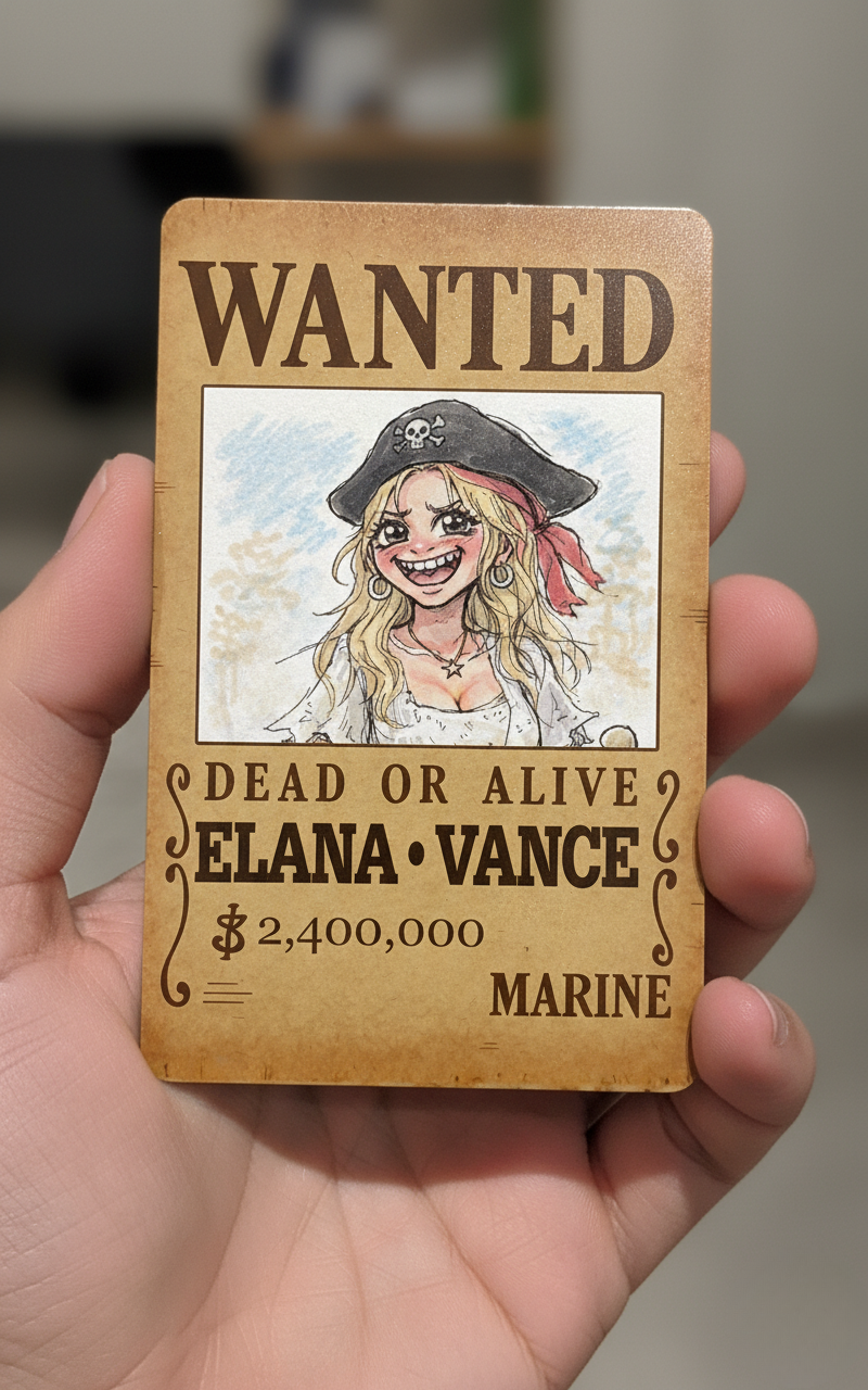 Elana's wanted poster